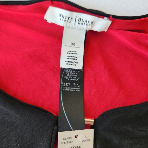 Reversible White House Black Market Shell Tank Sleeveless Shirt Black Medium - Picture 11 of 16